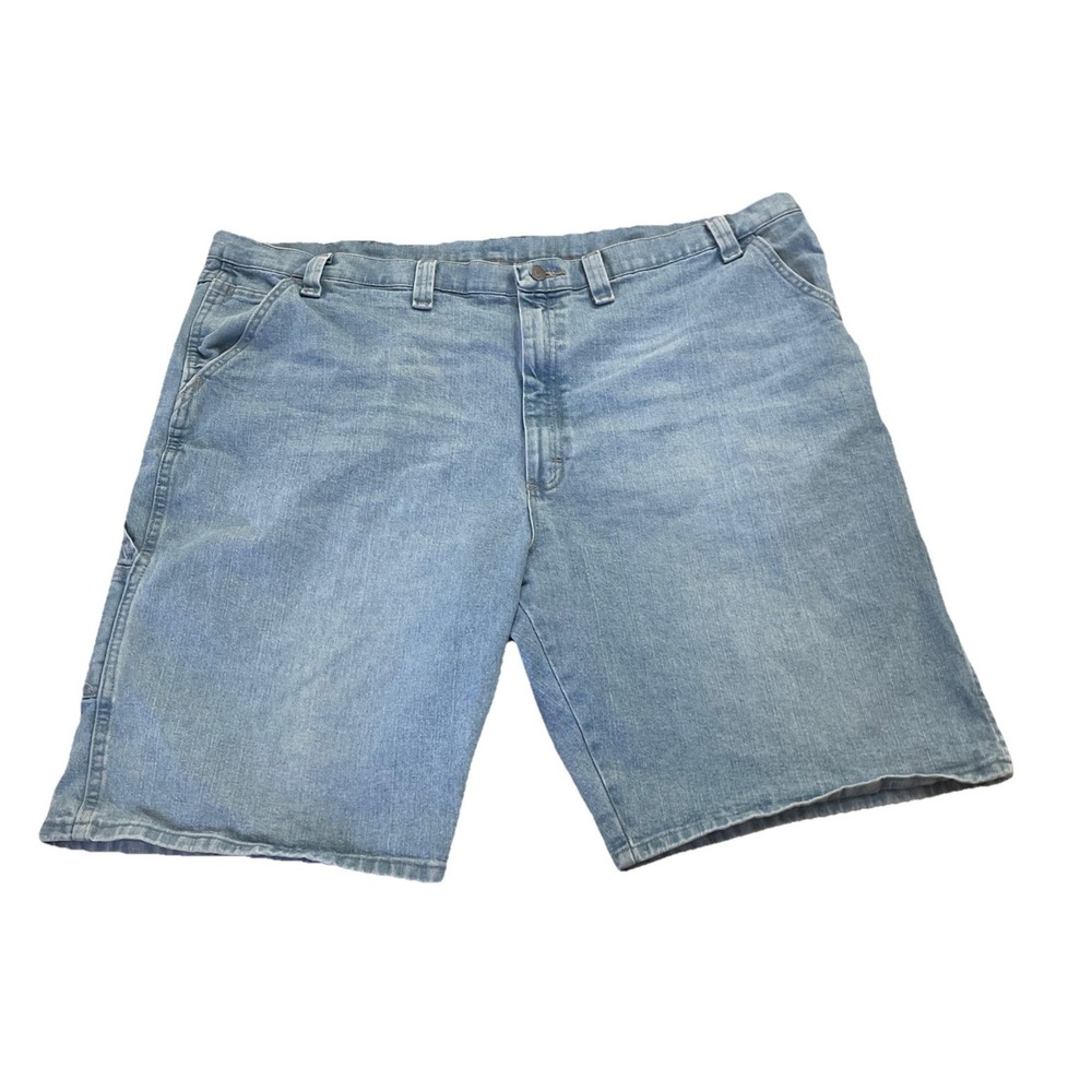 Wrangler Carpenter Jean Shorts Men's 48 Light Wash